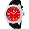 Lucien Piccard Italy Men's Black Rubber Watch