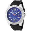 Lucien Piccard Men's 'A Diver' Black Silicon Watch