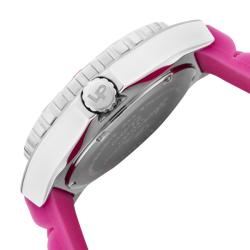 Lucien Piccard Women's 'A Sport' Pink Silicon Watch