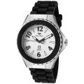 Lucien Piccard Women's 'A Sport' Black Silicon Watch