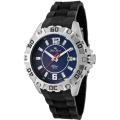 Lucien Piccard Men's 'A Diver' Black Rubber Watch