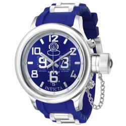 Invicta Men's 'Russian Diver/Signature' Blue Chronograph Watch