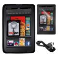 SKQUE Amazon Kindle Fire /Silicone Case/ Screen Protector/ Micro USB Cable