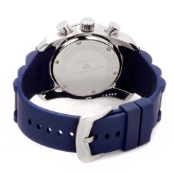 Swiss Legend Men's 'Commander' Blue Silicon Watch