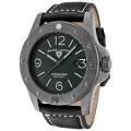 Swiss Legend Men's 'Conqueror' Black Genuine Leather Watch