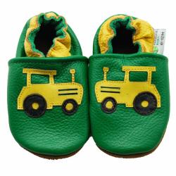 Tractor Leather Baby Shoes
