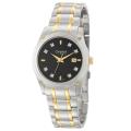 Caravelle by Bulova Men's 'Diamond' Stainless and Yellow Goldplated Steel ...