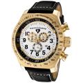 Swiss Legend Men's 'SL Pilot' Black Genuine Calf Leather Watch
