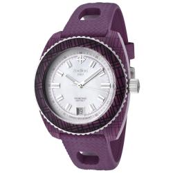 Zodiac Women's 'Sea Dragon' Purple Rubber Watch