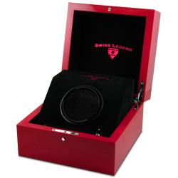 Swiss Legend Red PU Lacquer Watch Winder Watch