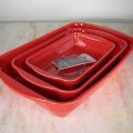 Appolia French Ceramic 3-Piece Stackable Rectangular Baker Set