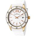Jacques Lemans Unisex 'Rome' White Silicon Watch