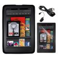 SKQUE Amazon Kindle Fire Booklight/ Silicone Case/ Screen Protector/ Micro ...