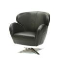 Modern Black Leather Chair