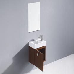 Vigo 16-inch Marina Single Wall-Mounted Bathroom Vanity with Mirror