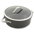 Calphalon Contemporary Nonstick 5-Quart Saucier/Dutch Oven with Glass Lid