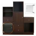 Kubus Organizer Cabinet Glass Door