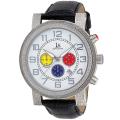Joshua & Sons Men's Stainless Steel Chronograph Strap Watch