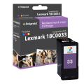 Lexmark #33 Tri-color Ink Cartridge by Polaroid (Remanufactured)