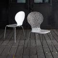 Newton Leopard Birchwood/ Chrome Activity Chair (Set of 2)