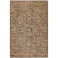 Hand-woven Green Hemp Rug (8' x 11')