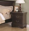 Philippe Faux Marble Top 2-Drawer Nightstand