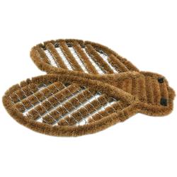 Outdoor 'Cricket' Coconut Coir Boot Scraper Mat