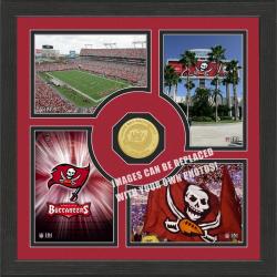 Highland Mint Tampa Bay Buccaneers 'Fan Memories' Minted Coin Photo Frame