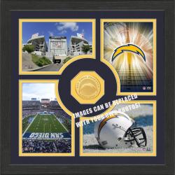 Highland Mint San Diego Chargers 'Fan Memories' Minted Coin Photo Frame