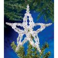 Holiday Beaded Crystal Star Tree Toppper Ornament Kit