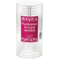 Unique Clear Plastic Martini Glasses Package of 4
