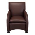 Lorenzo Brown Leather Club Chair