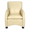 Lorenzo Tan Leather Club Chair