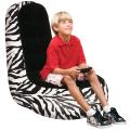 Pure Comfort Inflatable High Back Zebra Gaming Chair