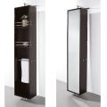 Claire Espresso Oak Bathroom Linen Tower