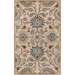 Hand-tufted Amanda Ivory Wool Rug (9' x 12')