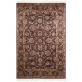 Chinese Hand-knotted Royal Kerman Purple/ Purple Wool Rug (3' x 5')