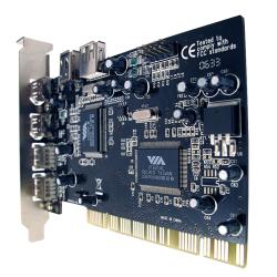 SYBA PCI USB to Dual PS/ 2 Port Combo Card [OEM] SD-COMBO-02