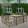 Renaissance 5-piece Table/ Armchair Outdoor Dining Set