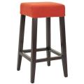 Uptown Orange Polyester 30-inch Barstool