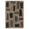 Twain Esquire Brown Rug (5'3 x 7'10)