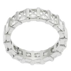 Tressa Sillvertone Cubic Zirconia Ring