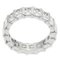 Tressa Sillvertone Cubic Zirconia Ring
