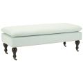 Mansfield Robins Egg Blue Pillowtop Ottoman