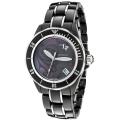 Lucien Piccard Italy Women's 'Celano' Black Ceramic & SS Watch