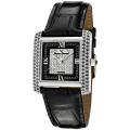 Lucien Piccard Women's 'Luna' Black Genuine Leather Watch