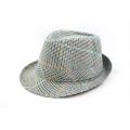 Faddism Multi-color Plaid Fedora Hat