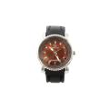 Pierre Jill Men's Simply Brown Dial Stainless Steel Watch