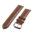 Republic Men's Tan Embossed Basketweave Leather Watch Strap