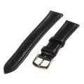 Republic Women's Black Lizard Grain Leather Watch Strap